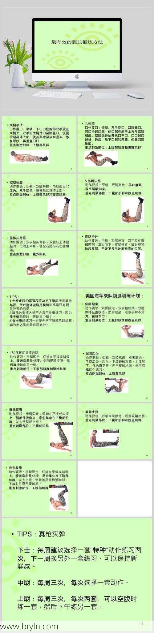 肌腹(男人的腹肌怎么练出来?4个练腹要点,5个动作练出腹肌线条)
