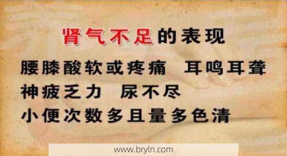 肾气不足的症状(肾气不足的人,多有8个特征,希望你一个也不沾)