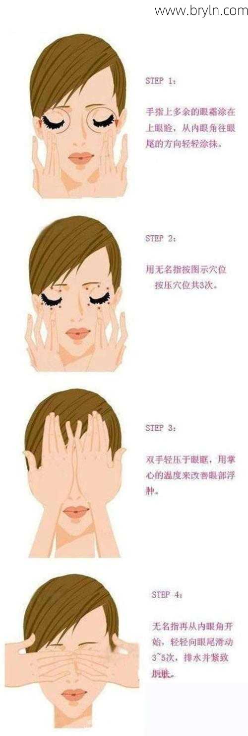 眼袋怎么推()